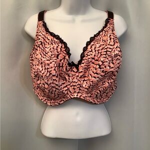 Panache Bra Women’s Size UK 42HH US 42 9D/L Sculptress Bellise Black Cora